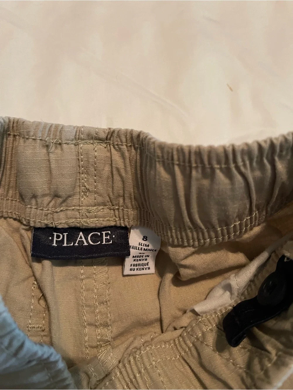 *BUNDLE* 2 boys children’s place shorts khaki black size 8 slim